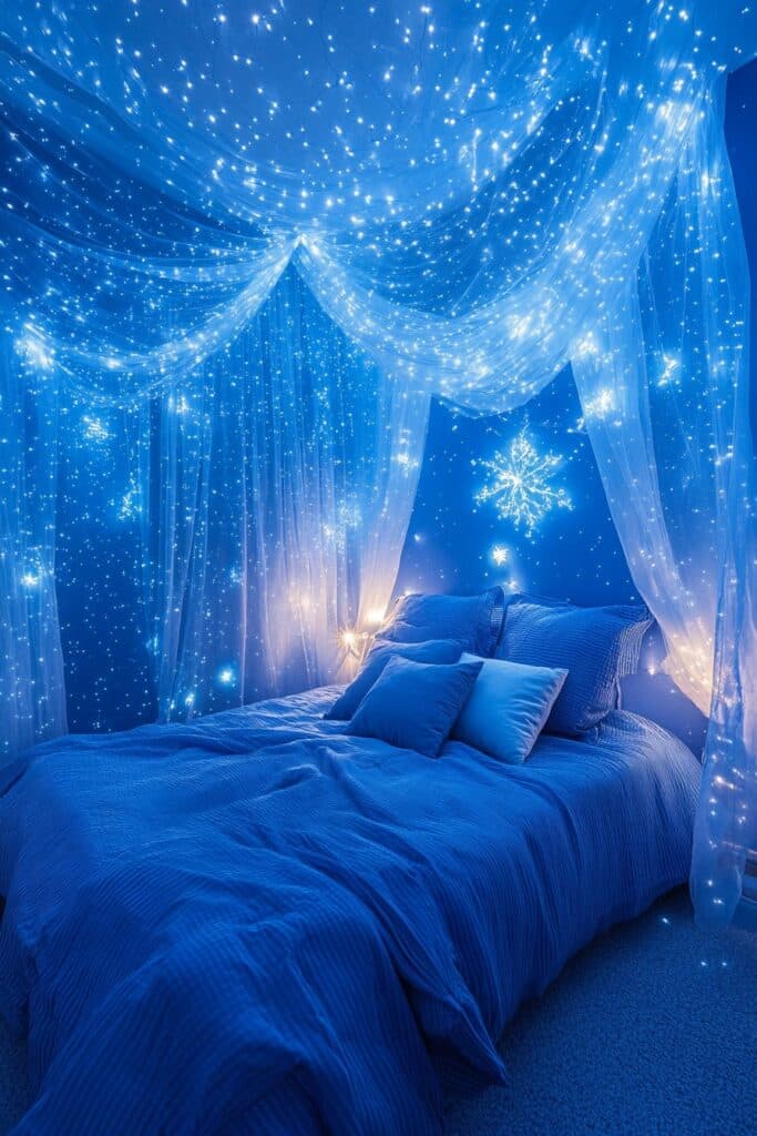 29 Cozy Christmas Decor Ideas for a Magical and Comfortable Christmas 19 Serene Starry Night
