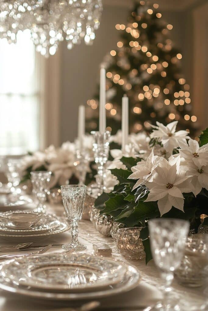 29 Christmas Decorating Ideas to Brighten Your Home with Holiday Cheer 4 Sophisticated Christmas Dining Room