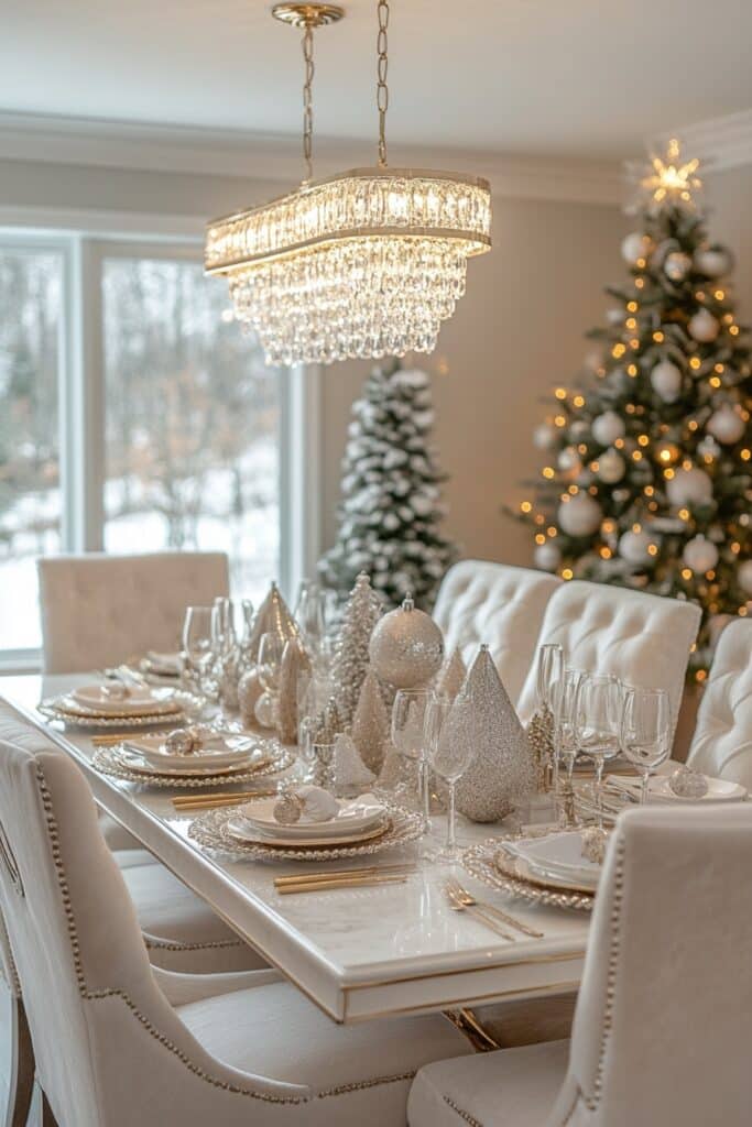 29 Neutral Christmas Decor Ideas for a Peaceful and Stylish Christmas 25 Sophisticated Porcelain Decor