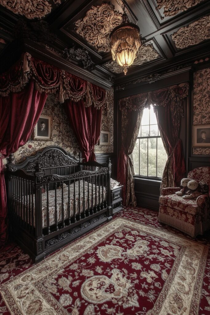 29 Luxury Nursery Ideas for a Sophisticated Baby Space 7 Victorian Grandeur Nursery