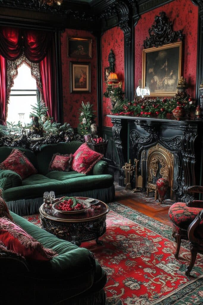 29 Cozy Christmas Decor Ideas for a Magical and Comfortable Christmas 4 Victorian Holiday Elegance