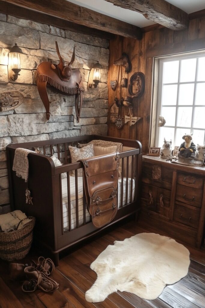 29 Nursery Room Vintage Ideas for a Timeless and Charming Space 7 Western-Themed Baby Room
