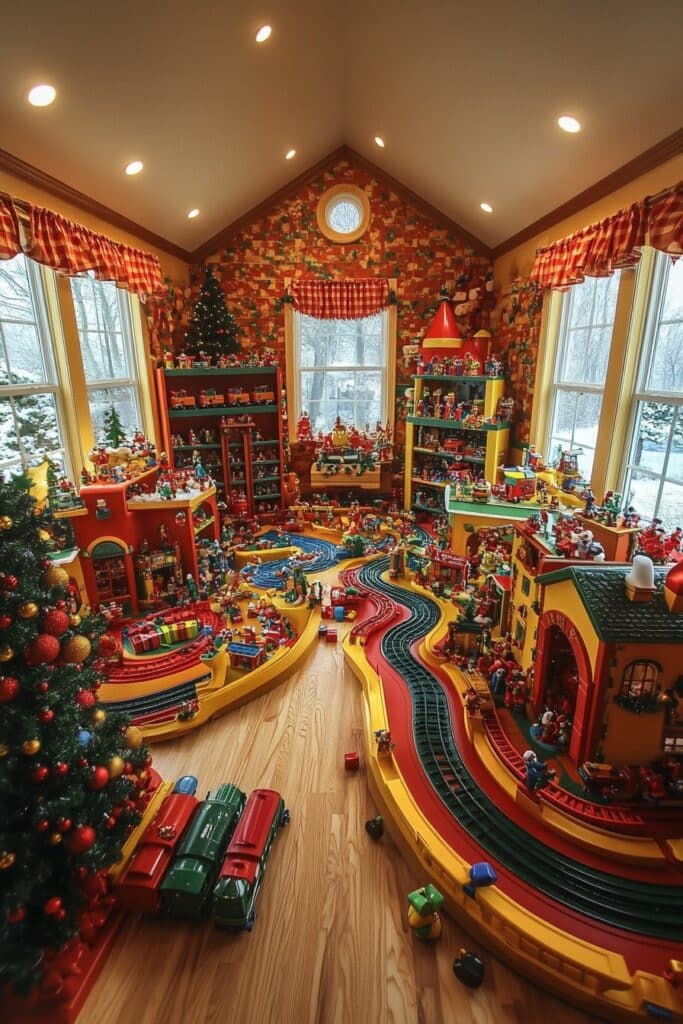 29 Cozy Christmas Decor Ideas for a Magical and Comfortable Christmas 14 Whimsical Santa’s Workshop