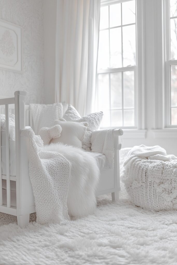 29 Neutral Nursery Ideas Perfect for Any Gender 16 Whisper White Nursery