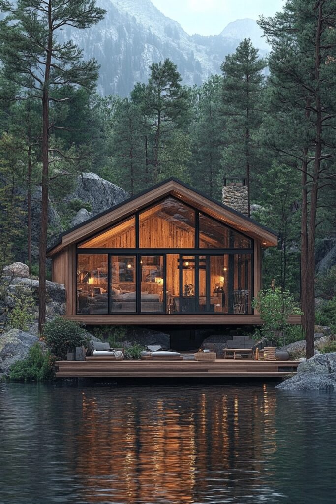 29 Small Cabin Exterior Ideas for a Perfect Rustic Retreat 15 Wilderness Hideaway Cabin
