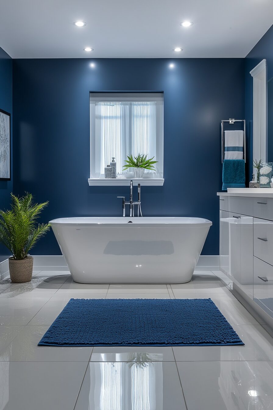 29 Blue Bathroom Decor Ideas to Create a Calm and Serene Space 1 blue bathroom decor ideas