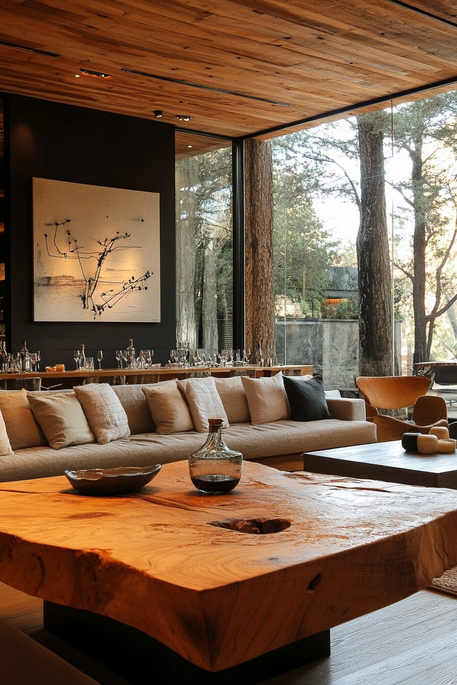 29 Rustic Modern Living Room Ideas for a Unique and Balanced Design 1 rustic modern living room