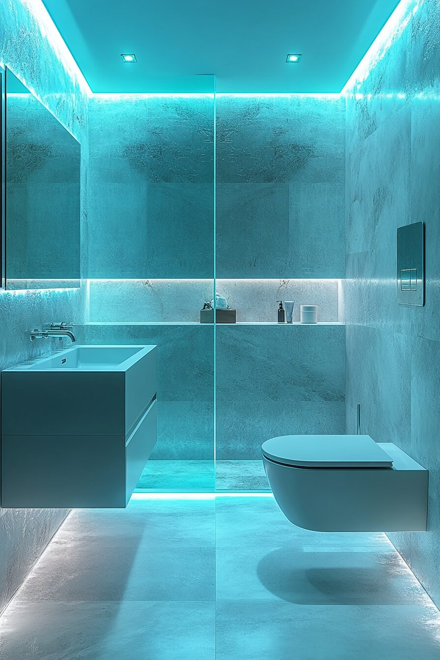 29 Blue Bathroom Decor Ideas to Create a Calm and Serene Space 10 blue bathroom decor ideas