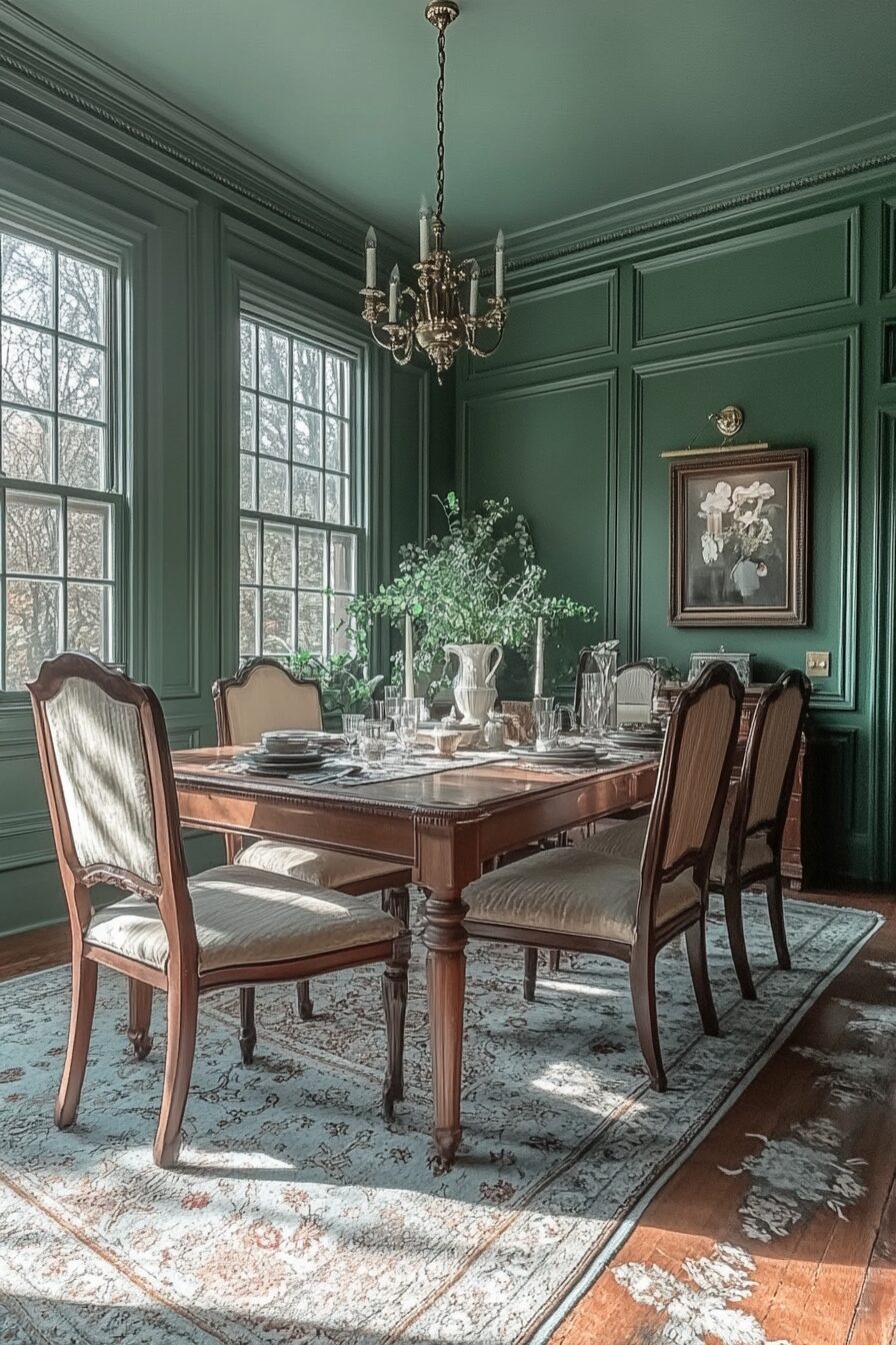 29 Sage Green Dining Room Ideas to Transform Your Dining Experience 10 sage green dining room