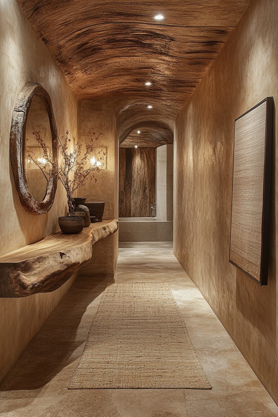 29 Wabi Sabi Entryway Ideas for a Timeless and Authentic First Impression 11 wabi sabi entryway
