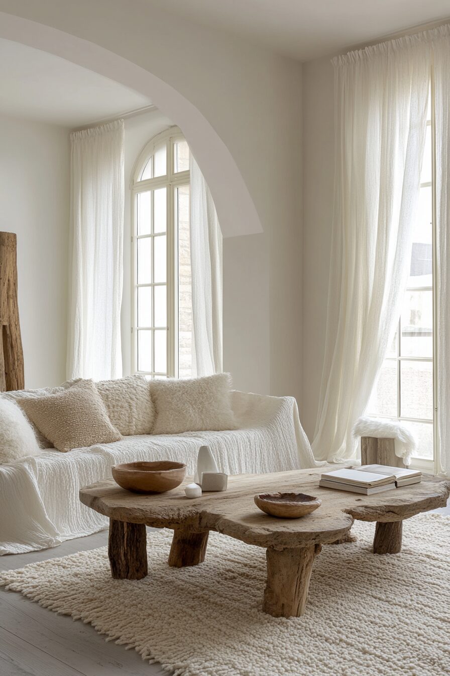 29 Wabi Sabi Japandi Living Room Ideas to Combine Natural Materials and Clean Lines 11 wabi sabi japandi living room