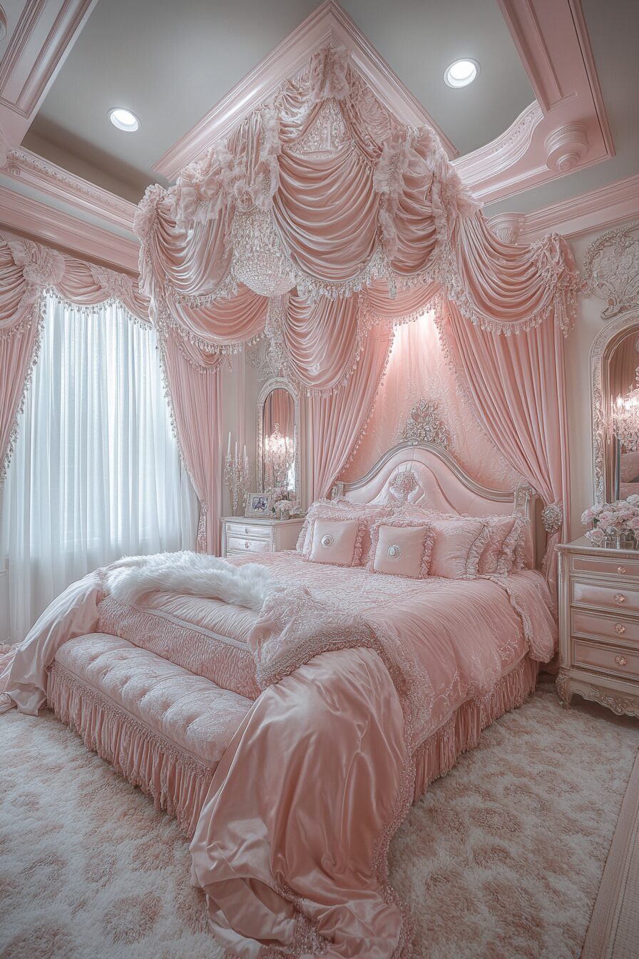 29 Pink Fantasy Bedroom Ideas to Inspire Your Dream Room Design 12 pink fantasy bedroom ideas
