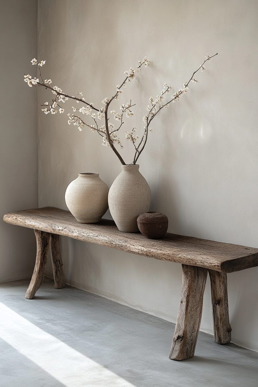 29 Wabi Sabi Entryway Ideas for a Timeless and Authentic First Impression 12 wabi sabi entryway