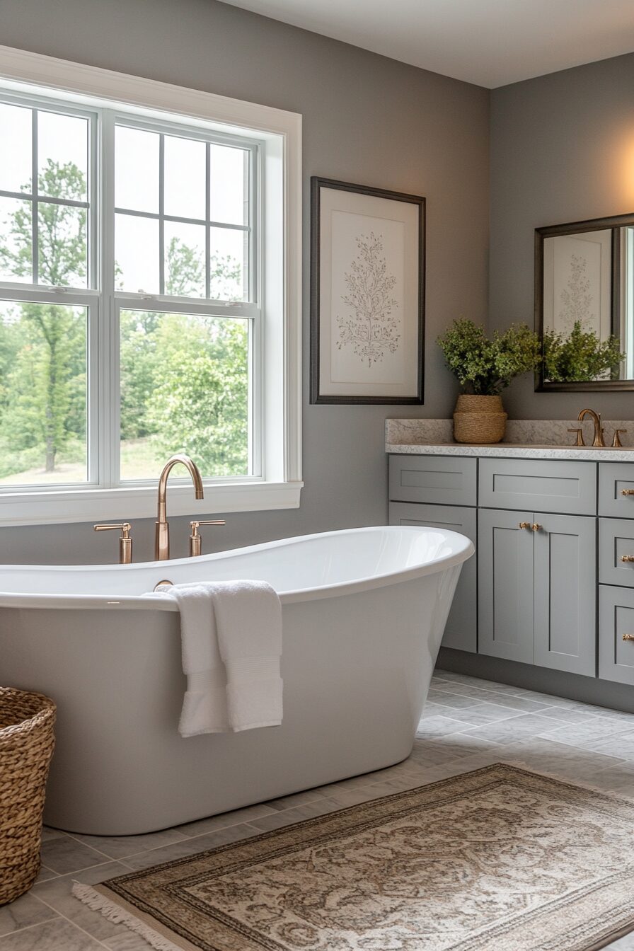 29 Grey Bathroom Decor Ideas for a Neutral Yet Stunning Bathroom Design 13 Grey Bathroom Decor Ideas