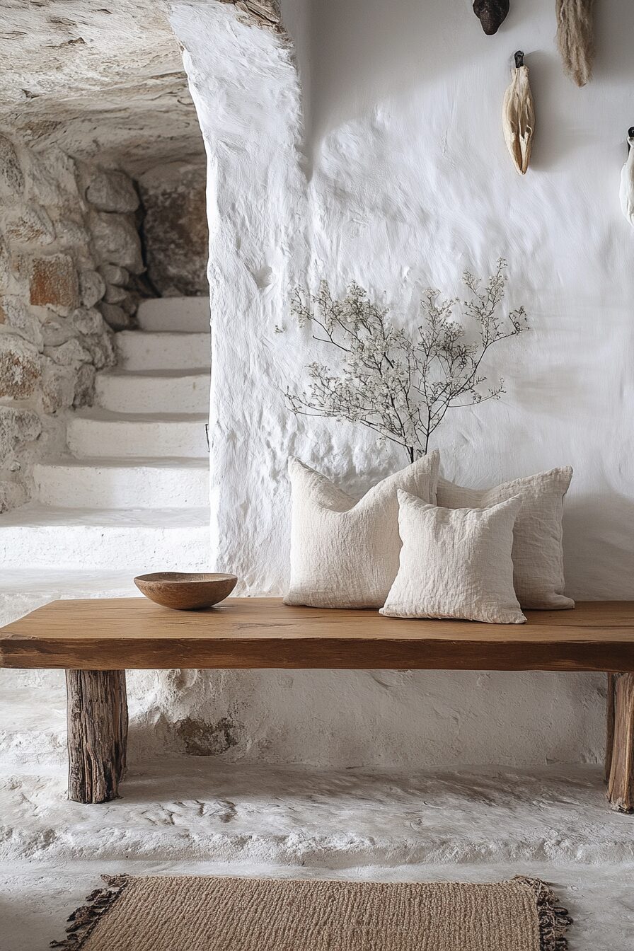 29 Wabi Sabi Entryway Ideas for a Timeless and Authentic First Impression 13 wabi sabi entryway