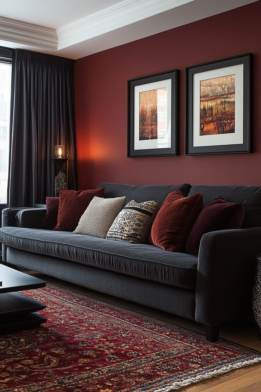 29 Charcoal Couch Living Room Ideas for a Unique and Balanced Interior 13 Charcoal couch living room