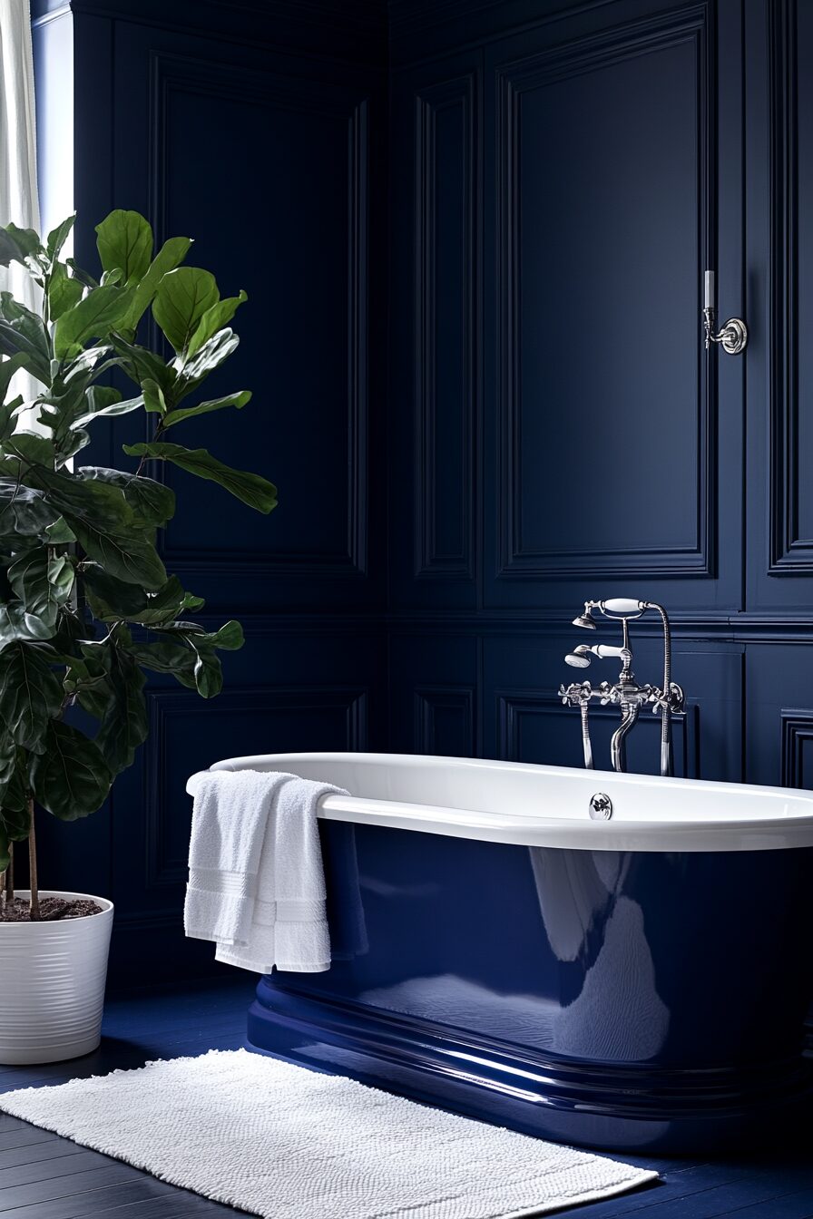 29 Blue Bathroom Decor Ideas to Create a Calm and Serene Space 14 blue bathroom decor ideas