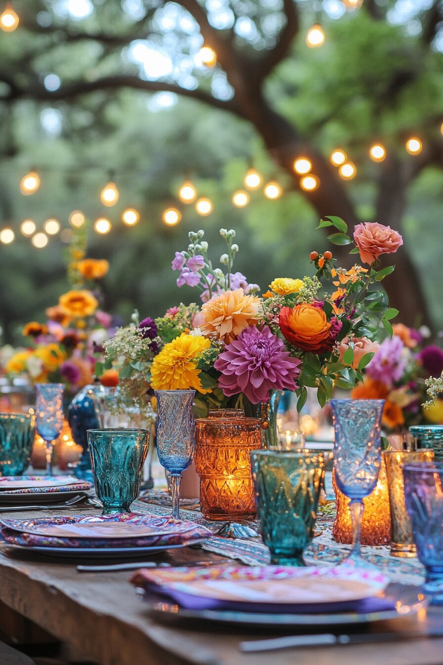 29 Boho Wedding Table Decorations for a Celebration Full of Charm and Style 15 boho wedding table decorations
