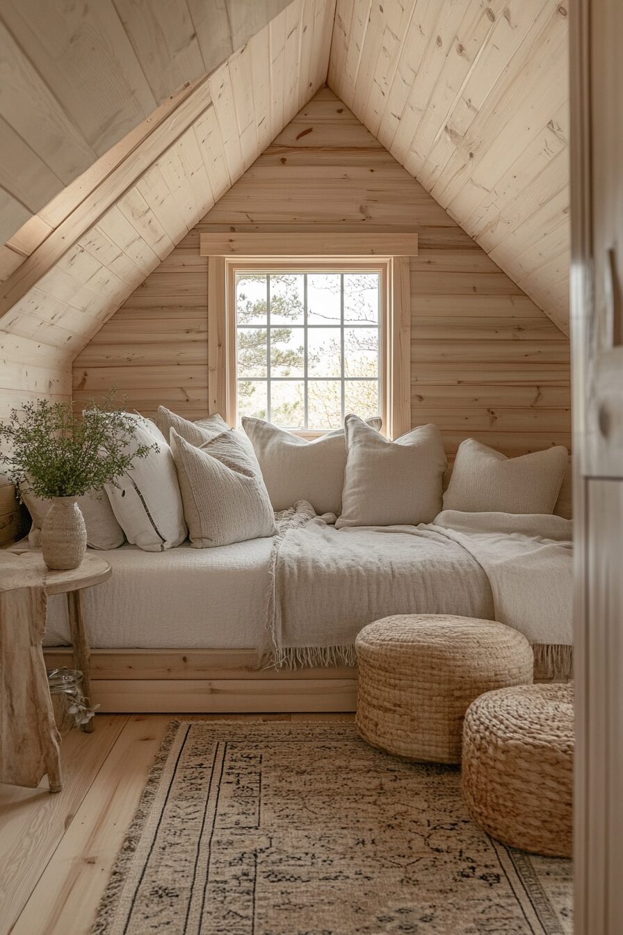 29 Small Cabin Interior with Loft Ideas for the Ultimate Cozy Escape 16 small cabin interior with loft