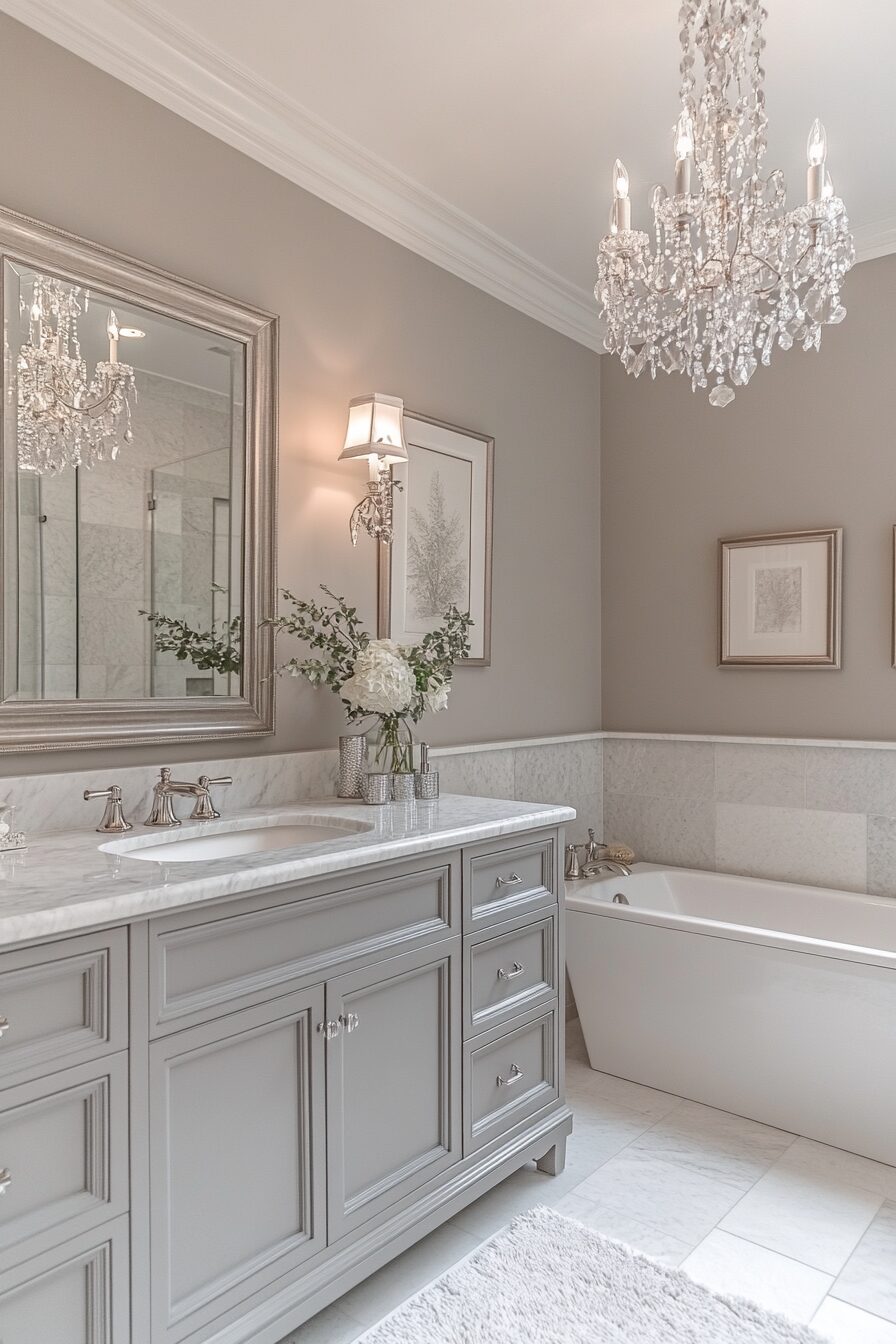 29 Grey Bathroom Decor Ideas for a Neutral Yet Stunning Bathroom Design 17 Grey Bathroom Decor Ideas