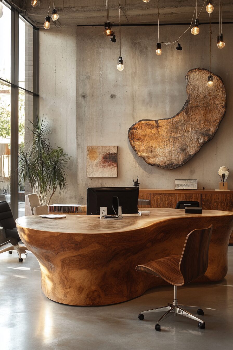 29 Wabi Sabi Office Ideas for a Timeless and Thoughtful Workspace Design 17 wabi sabi office