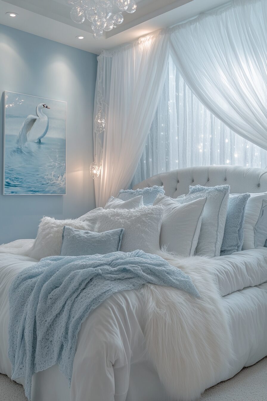 29 White Fantasy Bedroom Ideas to Bring Light and Magic to Your Space 17 white fantasy bedroom ideas