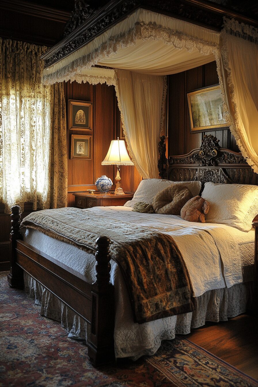 29 Antique Bedroom Ideas That Blend Vintage and Modern Elements 19 antique bedroom ideas