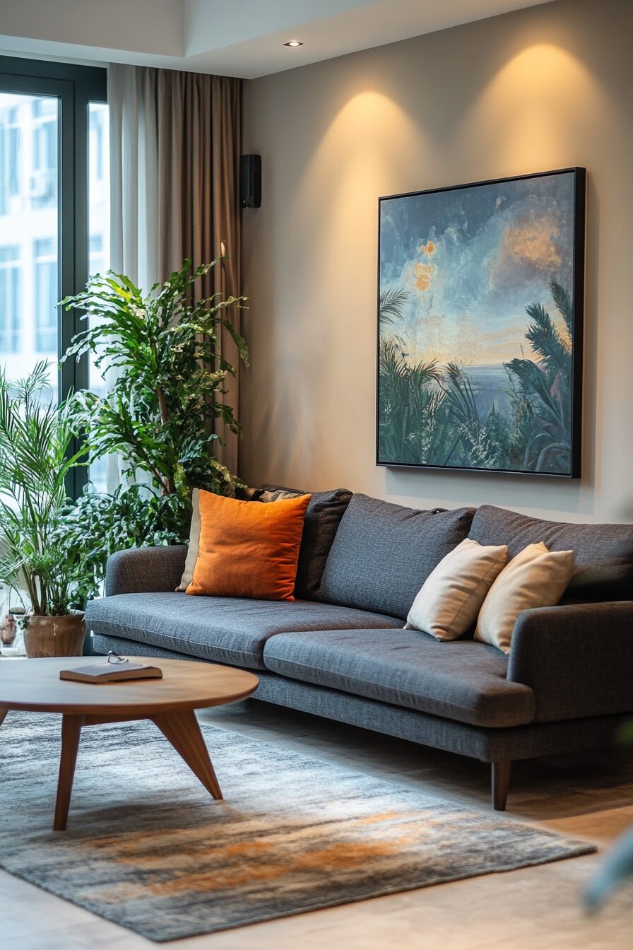 29 Charcoal Couch Living Room Ideas for a Unique and Balanced Interior 19 Charcoal couch living room