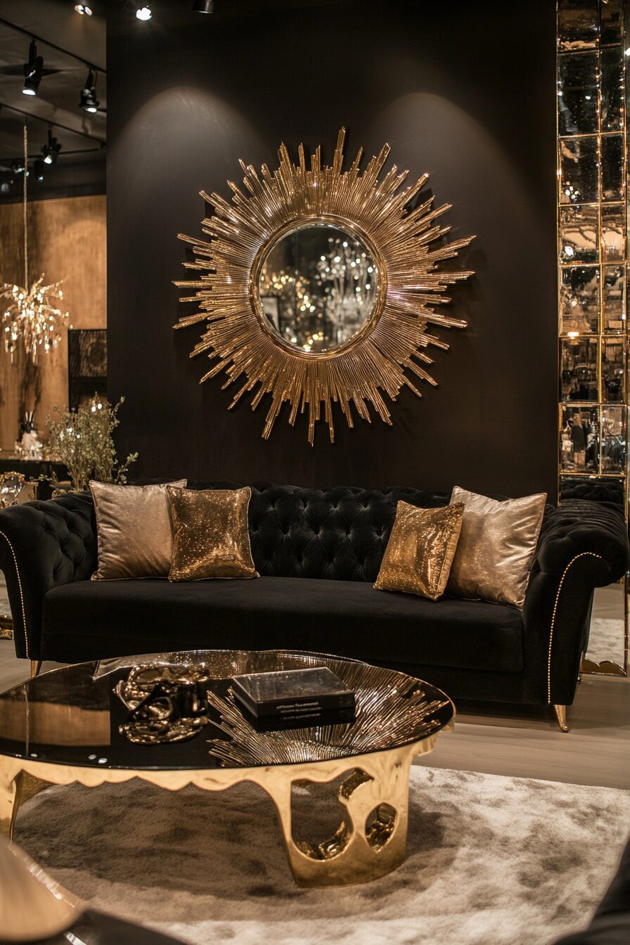 29 Black Couch Living Room Ideas for Adding Depth and Character to Your Space 19 Black couch living room