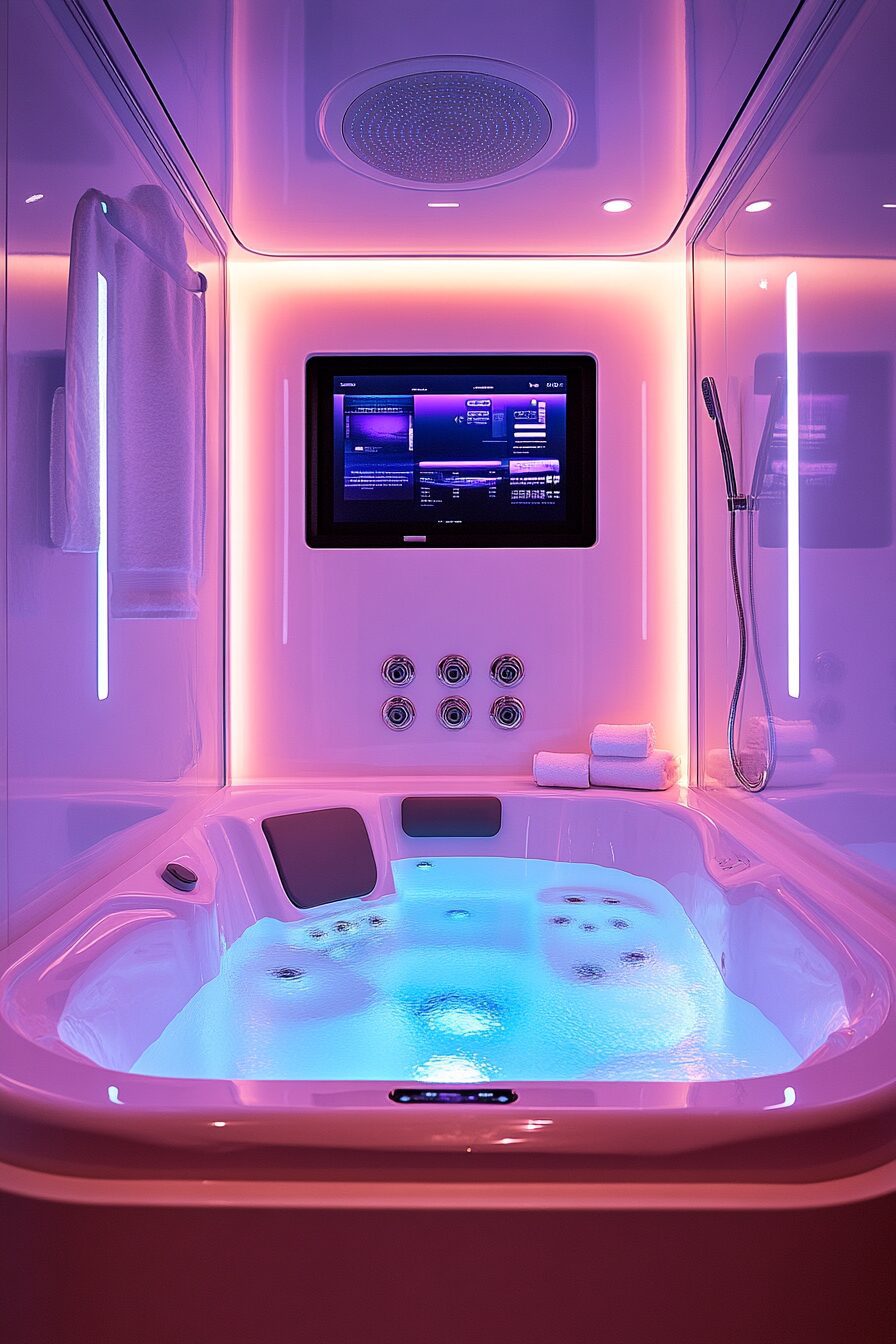 29 Jacuzzi Tub Bathroom Decor Ideas to Transform Your Space Into a Retreat 19 Jacuzzi Tub Bathroom Decor