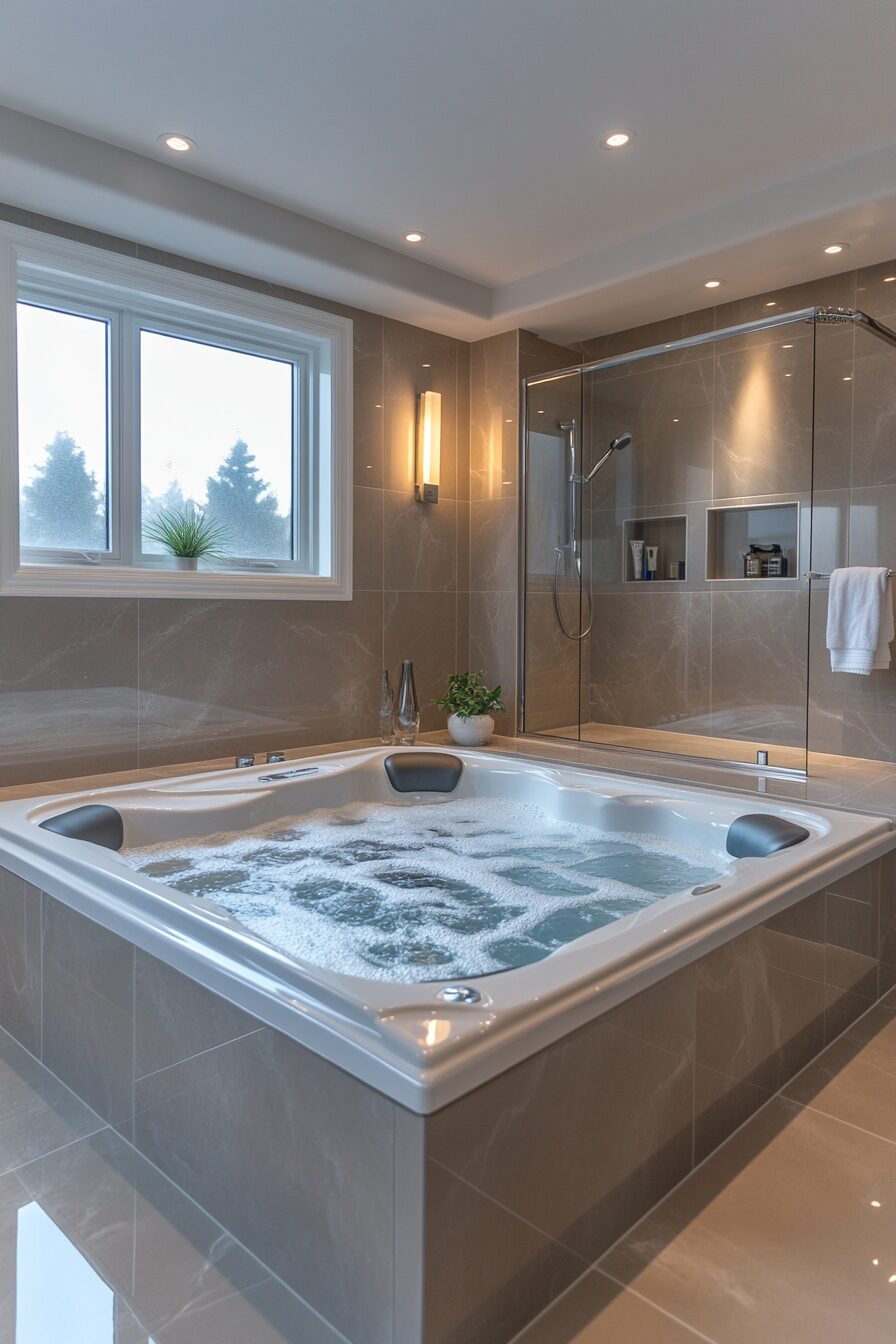 29 Jacuzzi Tub Bathroom Decor Ideas to Transform Your Space Into a Retreat 2 Jacuzzi Tub Bathroom Decor