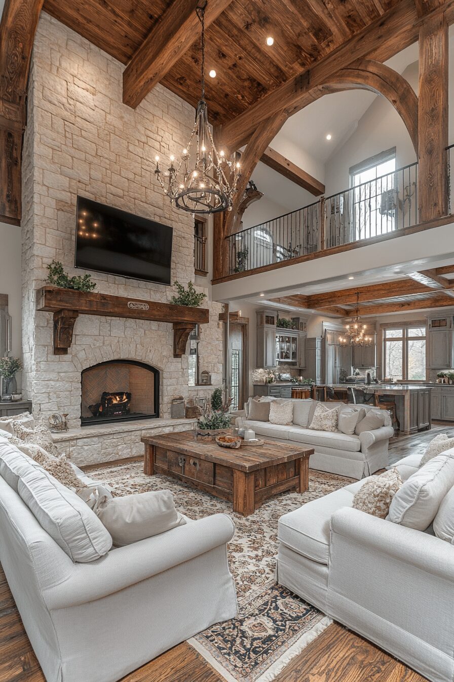 29 Barndominium Living Room Ideas for a Unique and Personalized Space 2 barndominium living room
