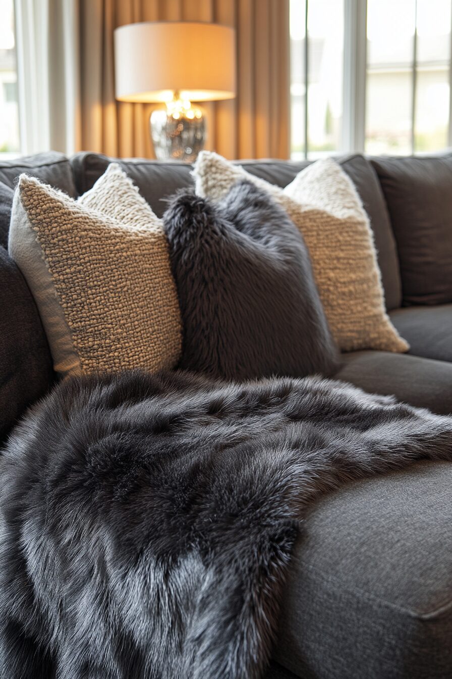 29 Charcoal Couch Living Room Ideas for a Unique and Balanced Interior 2 Charcoal couch living room