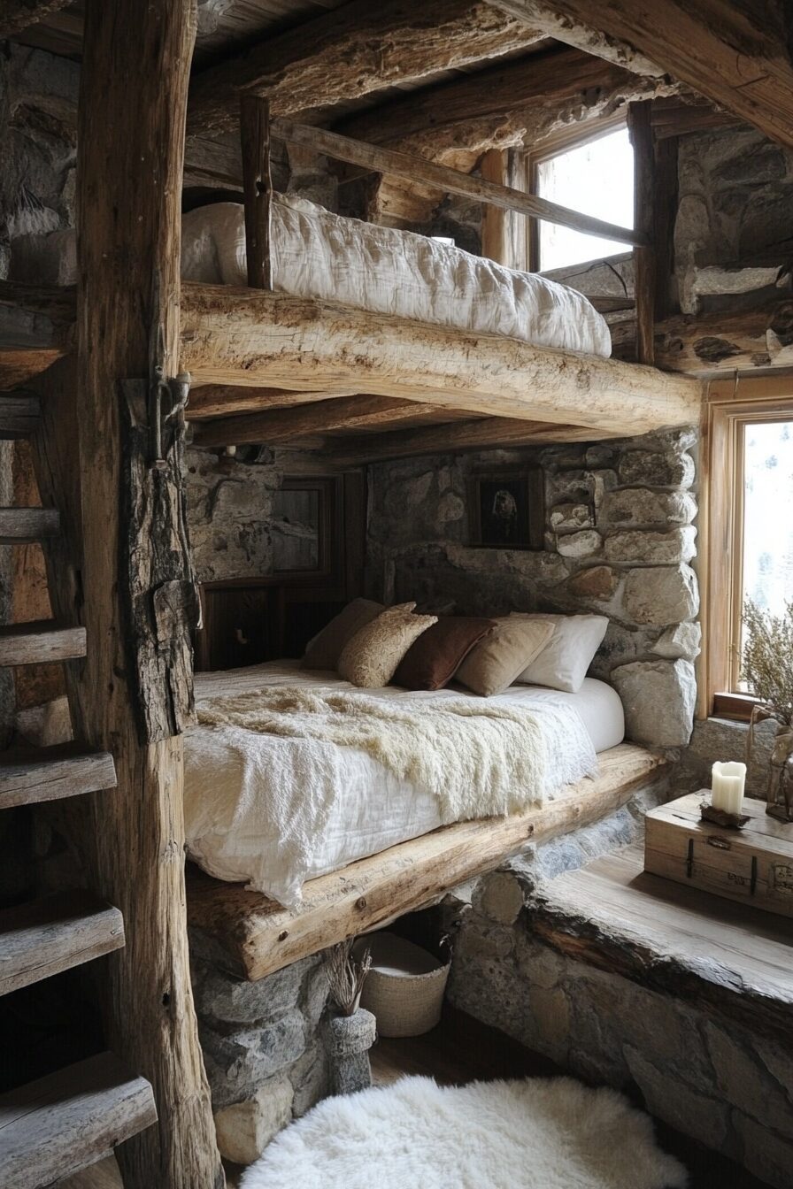 29 Small Cabin Interior with Loft Ideas for the Ultimate Cozy Escape 20 small cabin interior with loft
