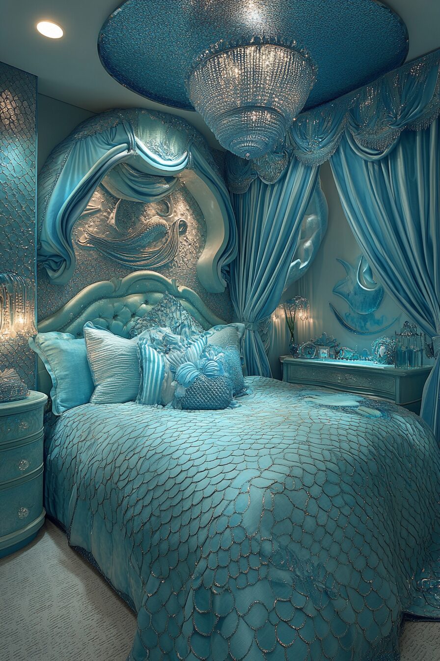 29 Blue Fantasy Bedroom Ideas to Bring Your Dream Room to Life 20 blue fantasy bedroom ideas