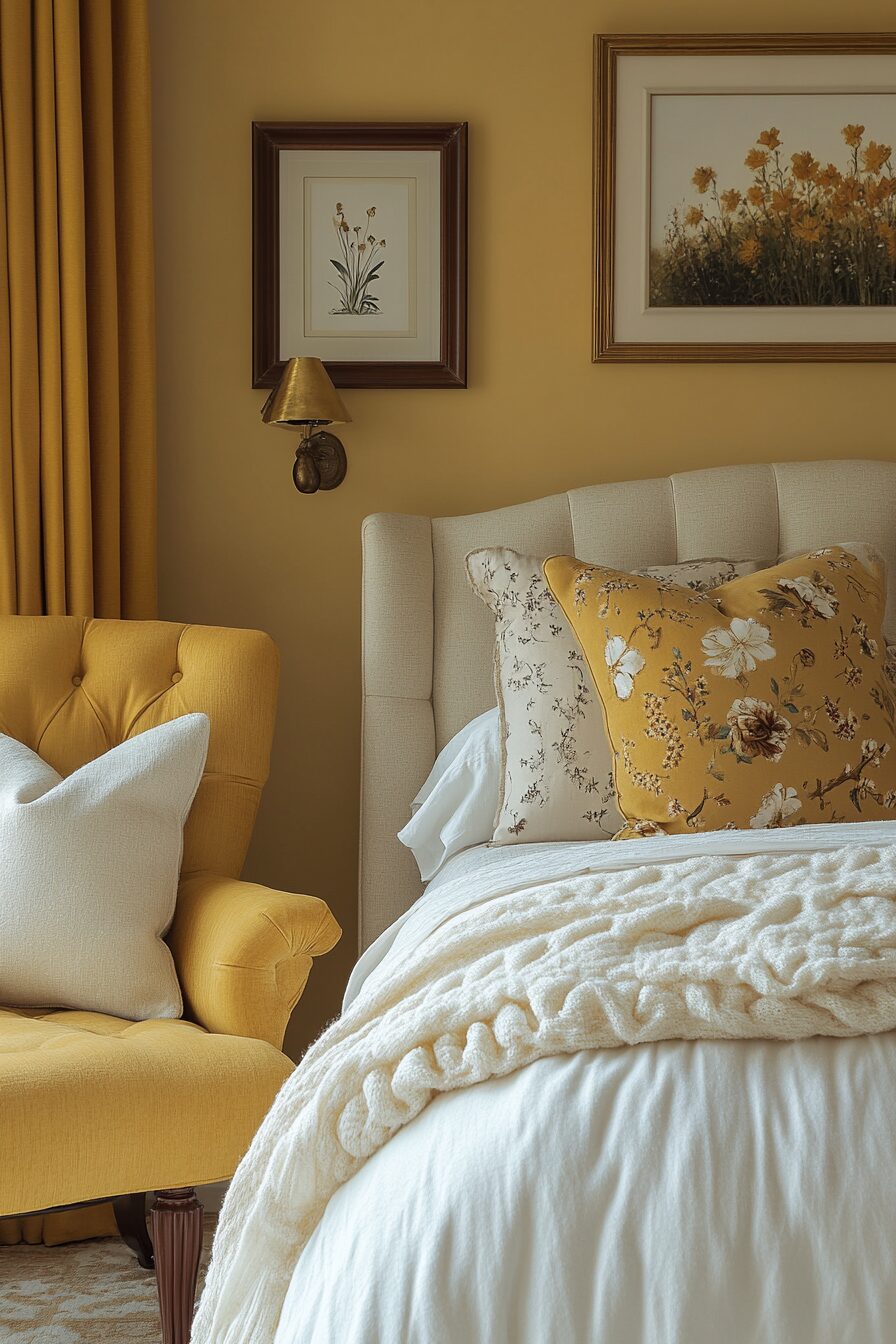 29 Yellow Fantasy Bedroom Ideas to Transform Your Room Into a Happy Haven 21 yellow fantasy bedroom ideas