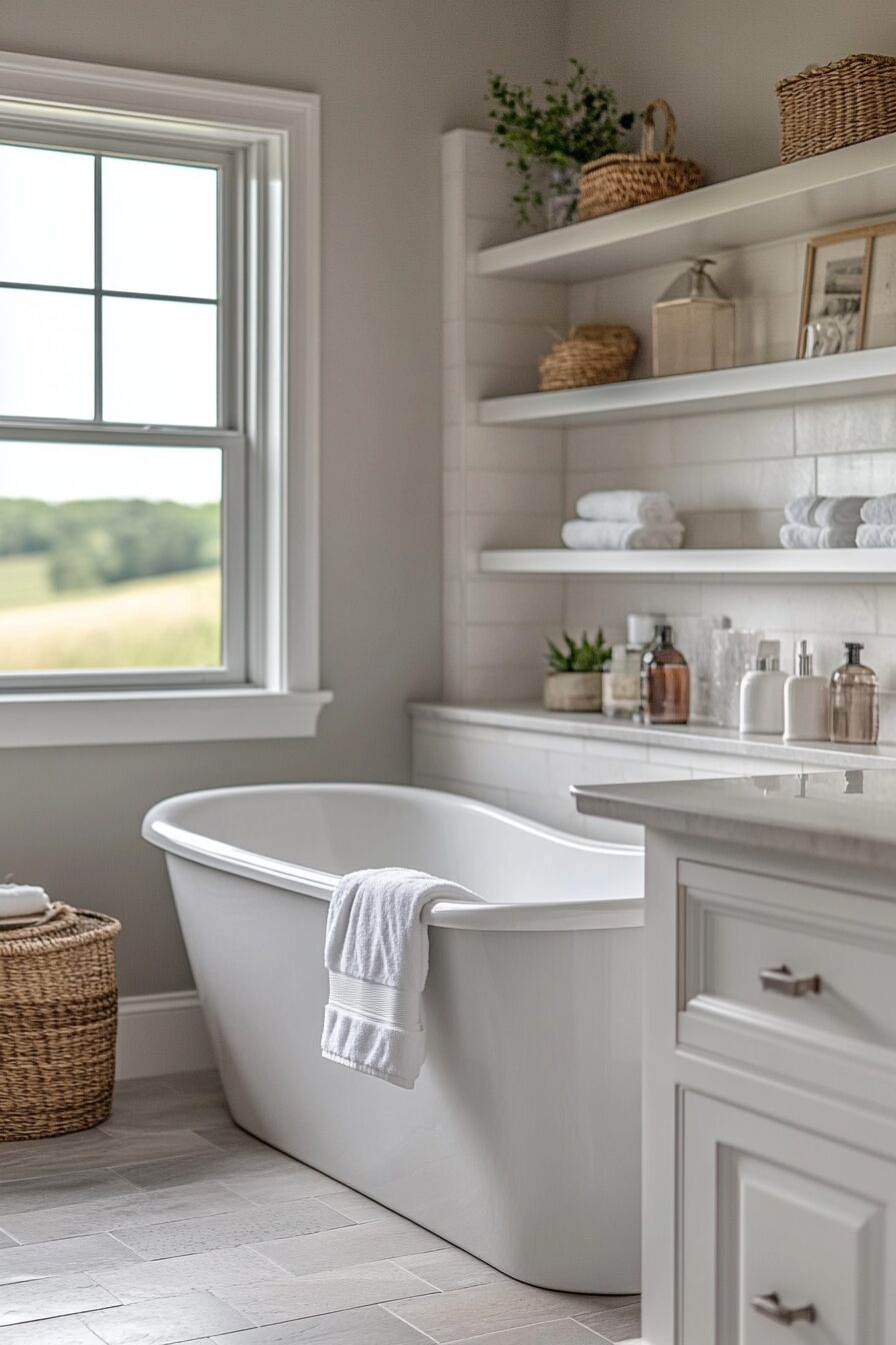 29 Farmhouse Style Bathroom Ideas for a Functional and Stylish Design 21 farmhouse style bathroom