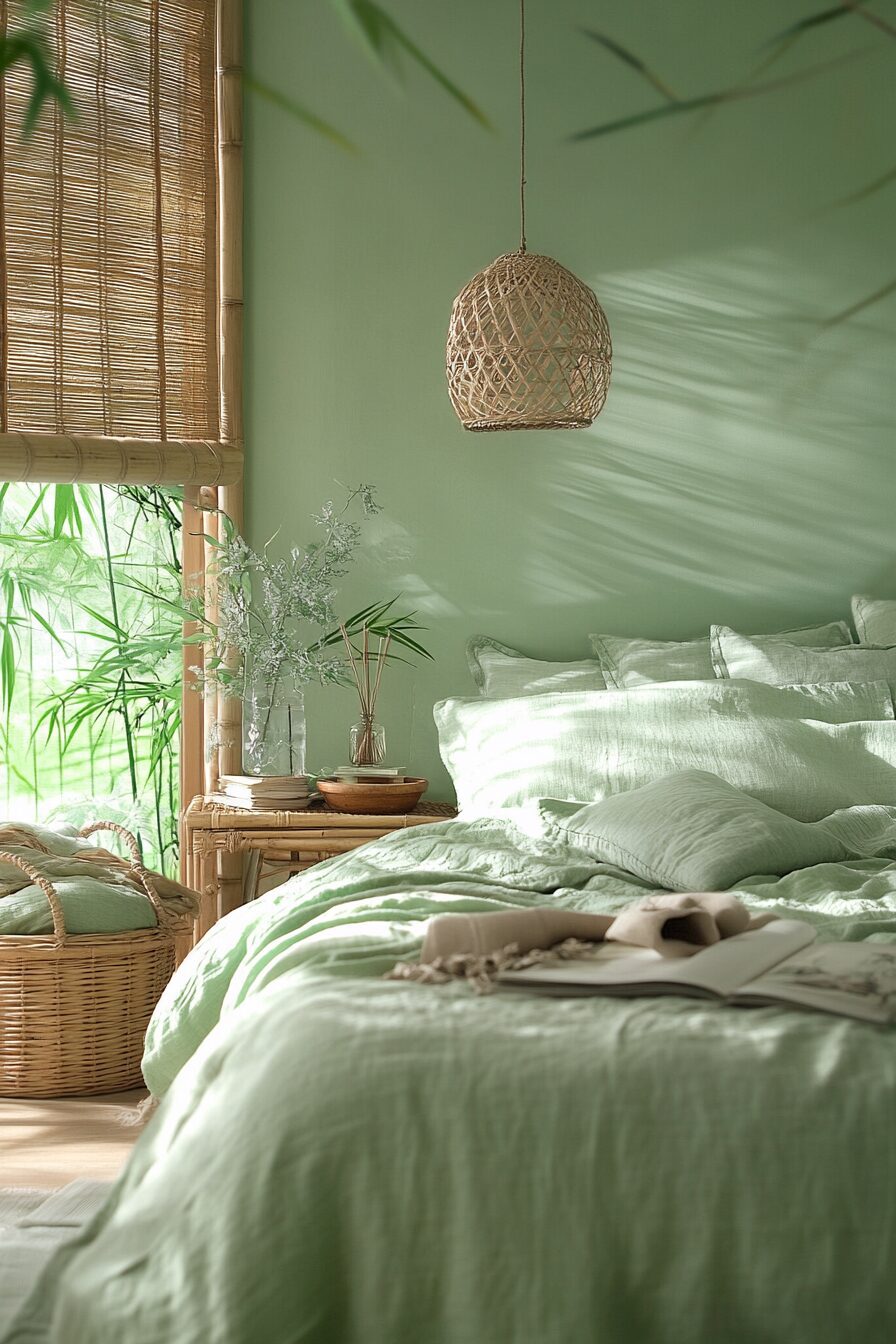 29 Green Fantasy Bedroom Ideas for a Cozy and Verdant Ambiance 22 green fantasy bedroom ideas