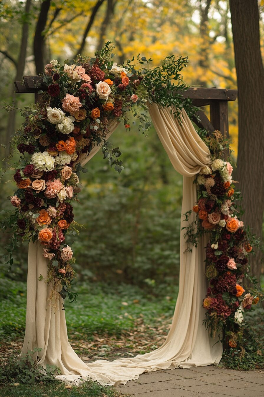 29 Boho Wedding Arch Ideas to Create a Stunning Ceremony Backdrop 22 boho wedding arch