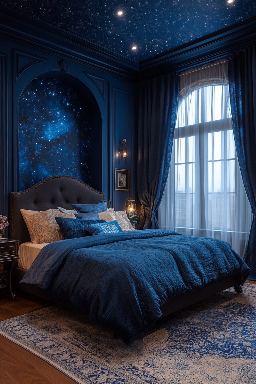 29 Blue Fantasy Bedroom Ideas to Bring Your Dream Room to Life 22 blue fantasy bedroom ideas