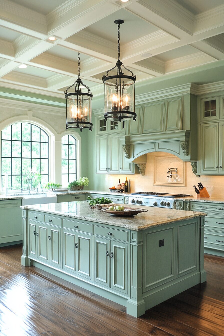 29 Sage Green Kitchen Ideas to Transform Your Kitchen with Subtle Color 22 sage green kitchen