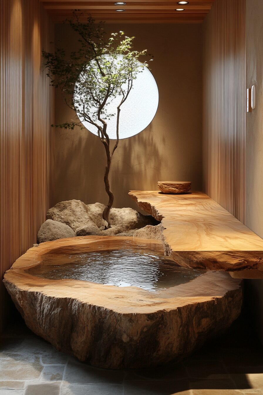 29 Wabi Sabi Entryway Ideas for a Timeless and Authentic First Impression 22 wabi sabi entryway