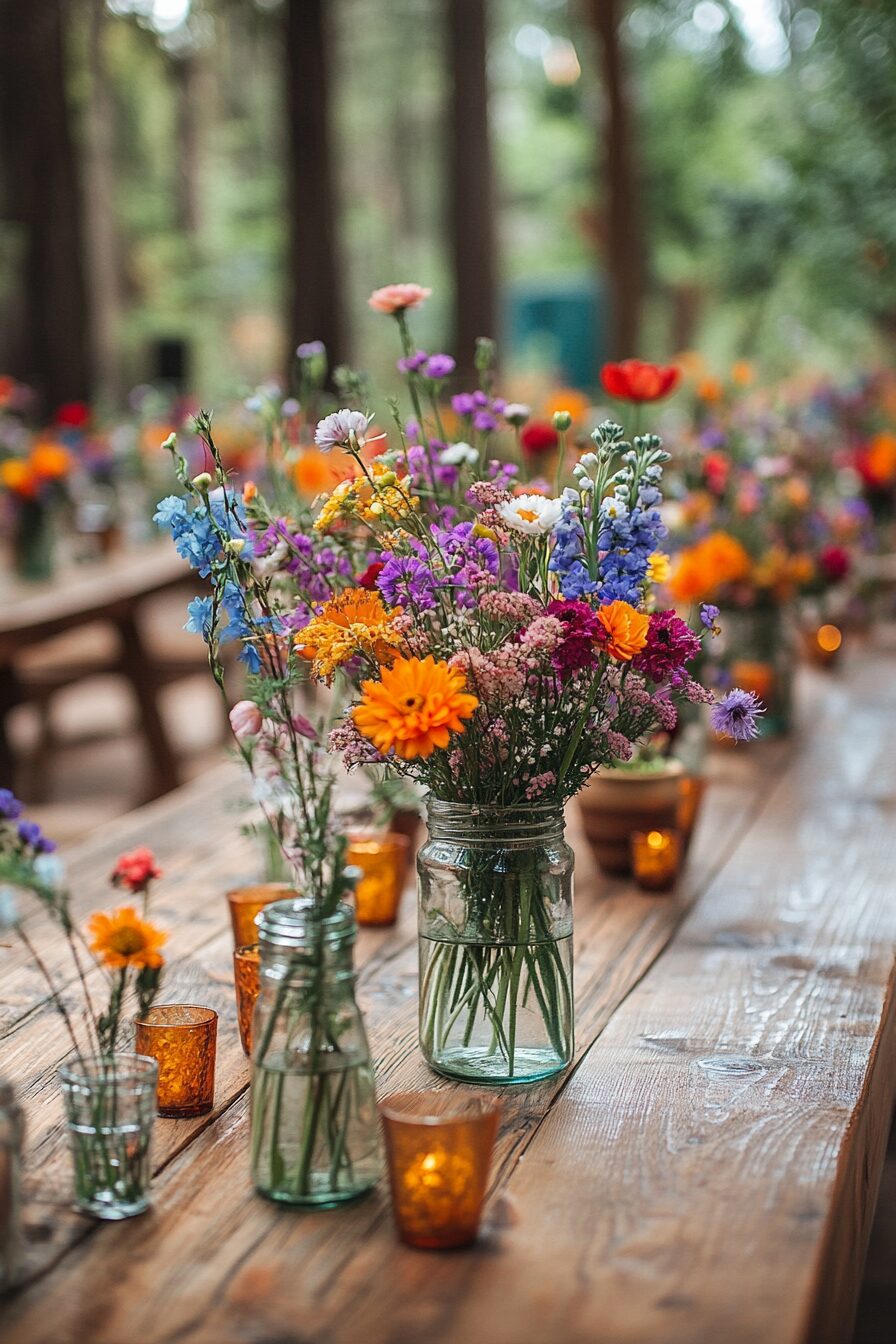 29 Boho Wedding Table Decorations for a Celebration Full of Charm and Style 22 boho wedding table decorations