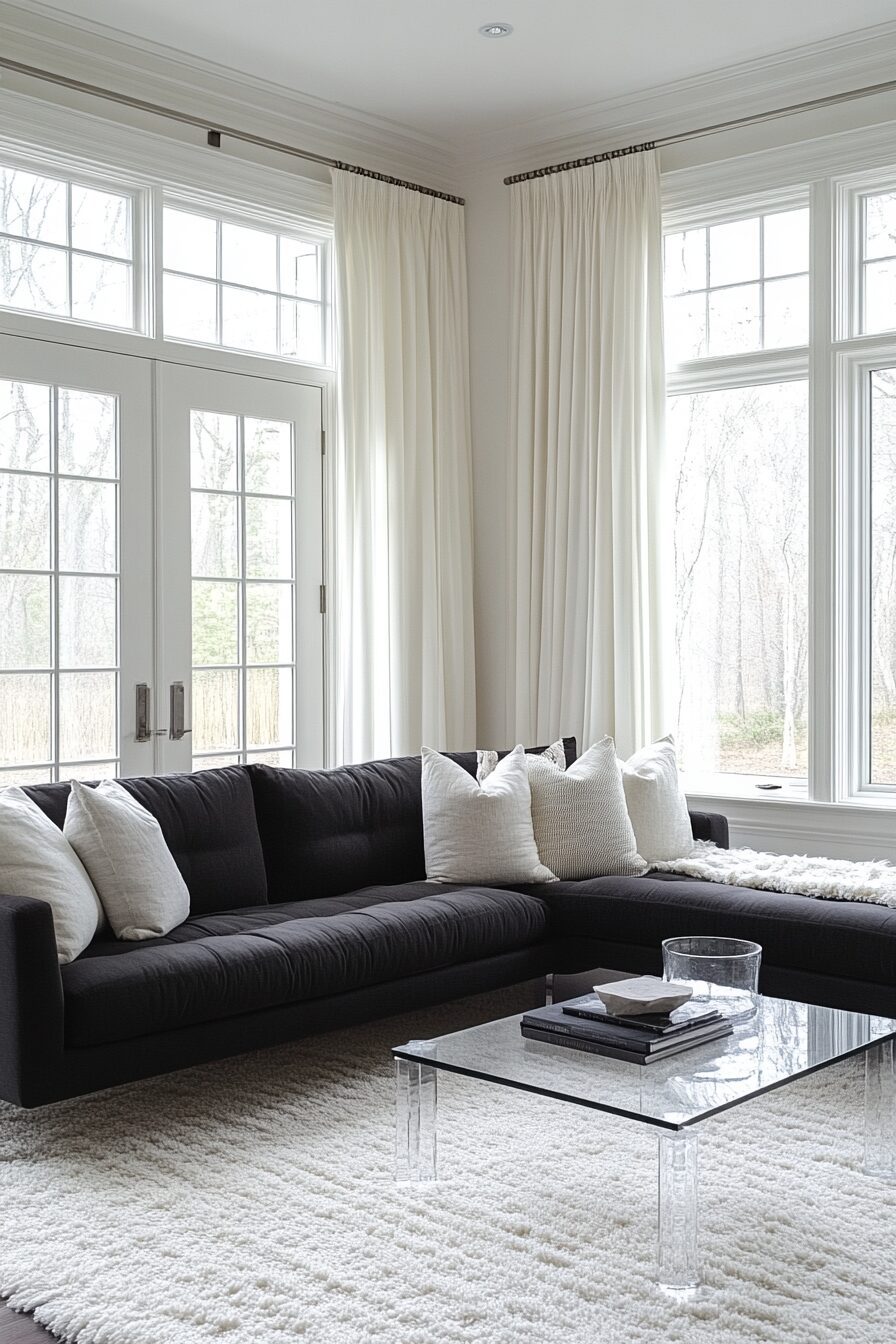 29 Charcoal Couch Living Room Ideas for a Unique and Balanced Interior 23 Charcoal couch living room