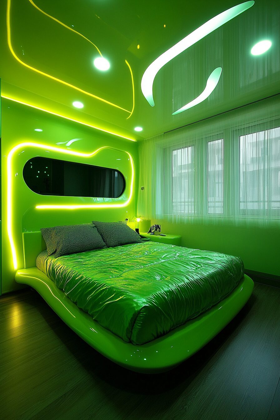 29 Green Fantasy Bedroom Ideas for a Cozy and Verdant Ambiance 23 green fantasy bedroom ideas