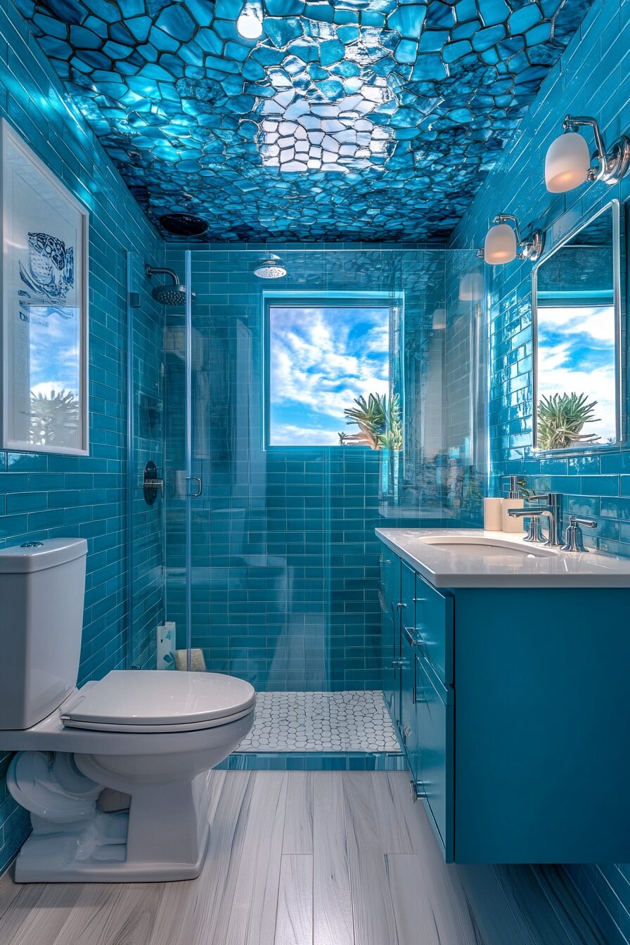 29 Blue Bathroom Decor Ideas to Create a Calm and Serene Space 24 blue bathroom decor ideas