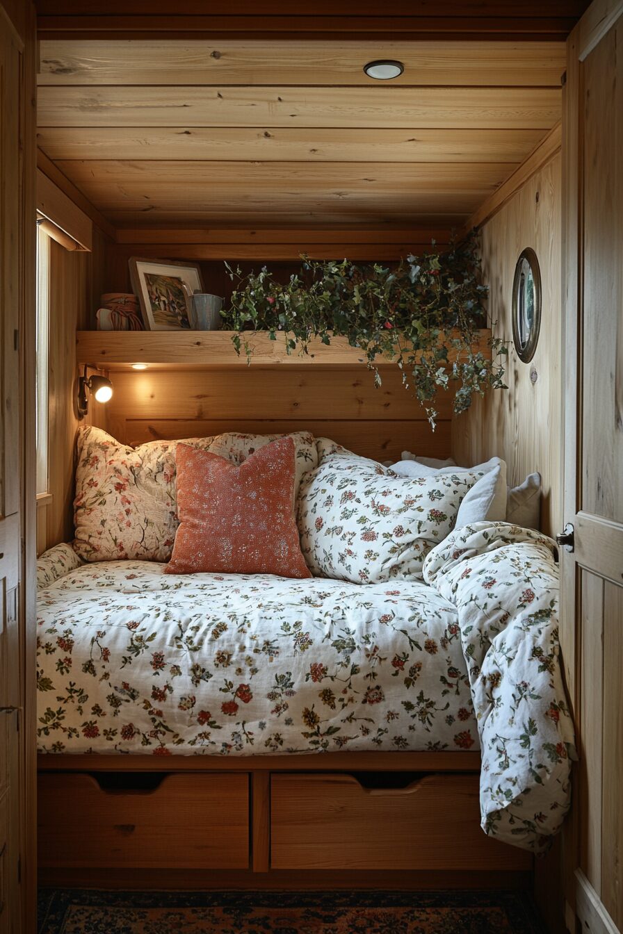 29 Little Cabin Bedroom Ideas for the Ultimate Cozy Escape 24 little cabin bedroom