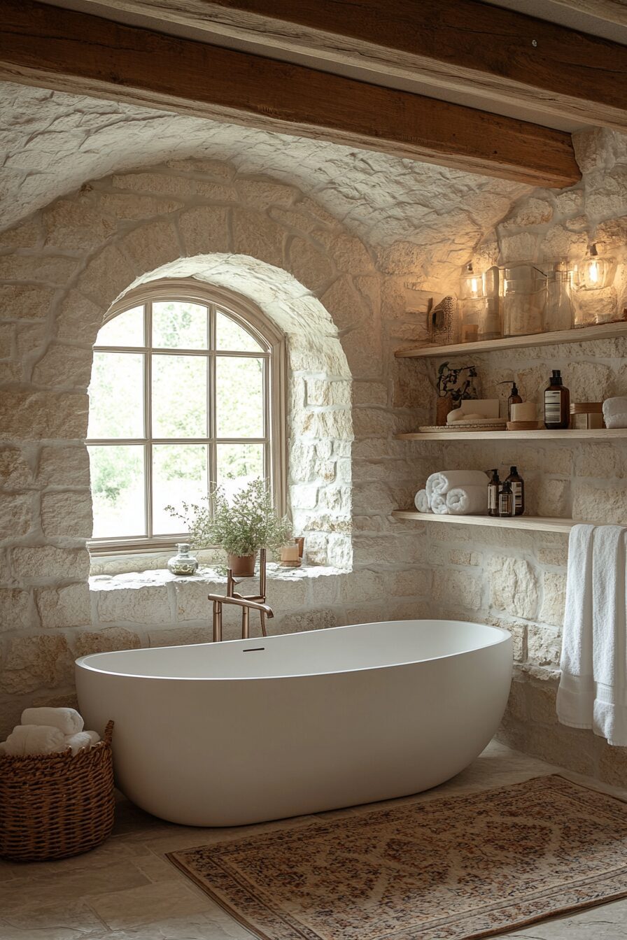 29 Farmhouse Style Bathroom Ideas for a Functional and Stylish Design 24 farmhouse style bathroom