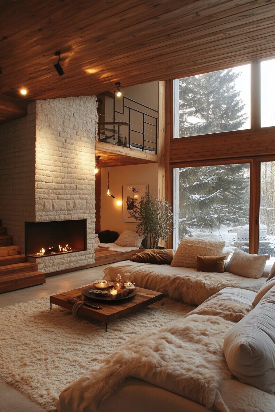 29 Rustic Modern Living Room Ideas for a Unique and Balanced Design 24 rustic modern living room