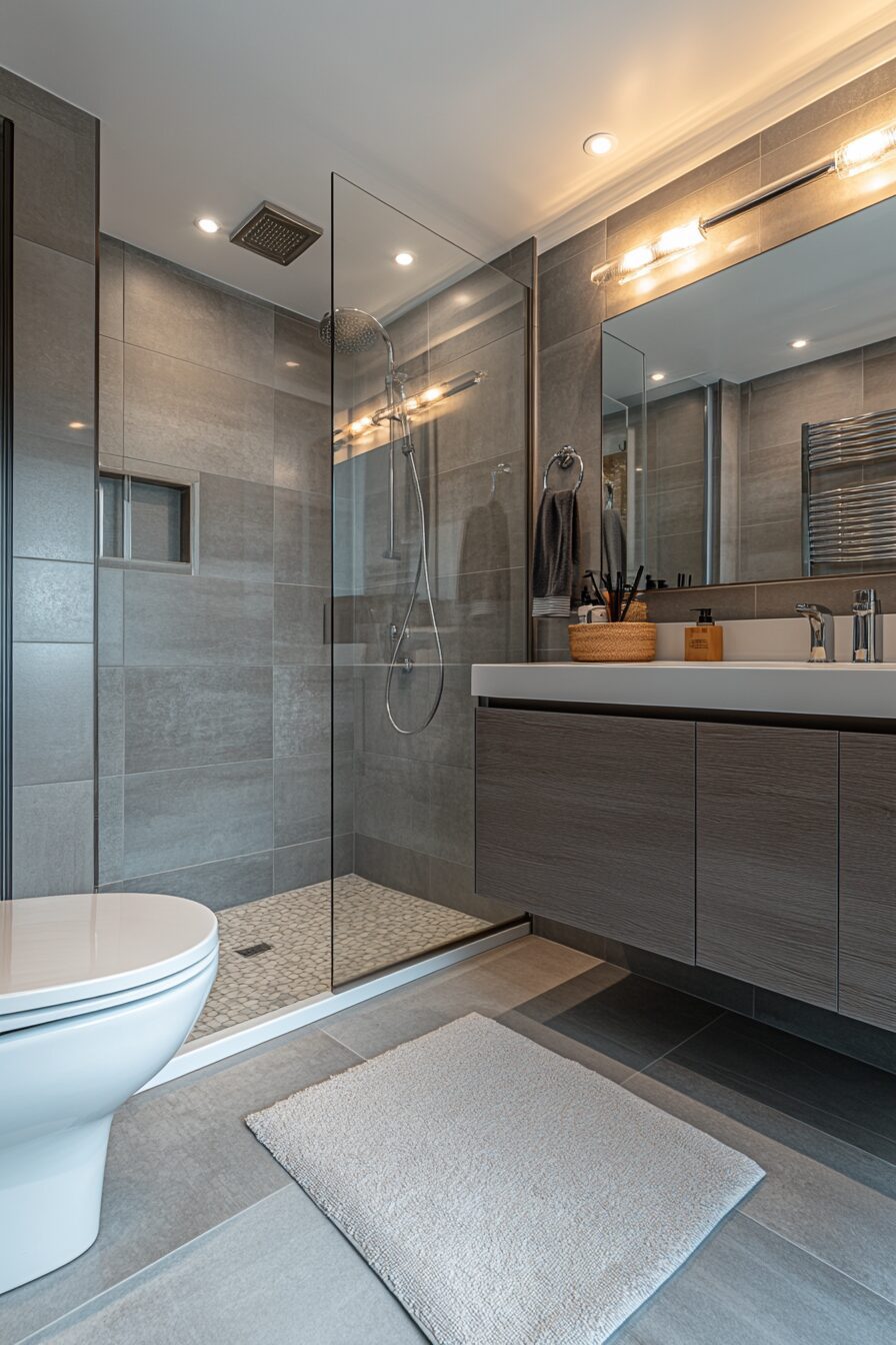 29 Grey Bathroom Decor Ideas for a Neutral Yet Stunning Bathroom Design 24 Grey Bathroom Decor Ideas